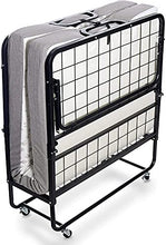Milliard Diplomat Brandina Pieghevole con Materasso Singolo in memory foam lussuoso e telaio robusto super resistente - 79 x 190 cm
