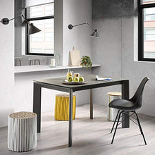 Kave Home - Tavolino Bianco Filip con Rami di Legno di Teak