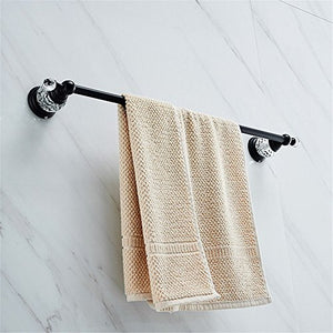 MBYW Portasciugamani Moderno Minimalista Portasciugamani Elegante per Il Bagno di Moda Portasciugamani Vintage in Rame Europeo con Asta Singola e Porta Asciugamani  Adatto per Bagno,Cucina, Ufficio