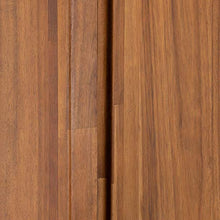 Miso 1284 - Armadio a 1 anta in legno di acacia con 1 ripiano e 1 appendiabiti