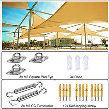 Ombreggiante,Tenda Da Sole Triangolo Tenda Parasole, Panno Oxford Traspirante Blocco UV Tenda A Vela Da Esterno,Perfetta Per Tettoia Da Esterno Giardino Patio Piscina Campeggio,C,3.6 * 3.6 * 3.6m