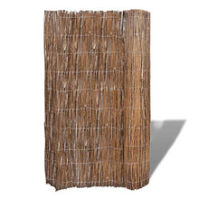vidaXL Recinzione Barriera Protezione Palizzata Staccionata Perimetro Steccato Recinto Muro Esterno Pannelli Rete in Salice 300x120 cm