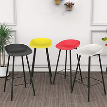 WHOJA Sgabelli da Bar semplicità Moderna Sgabello in Ferro battuto per la casa Sedia da Bar Plastica PP Sedia da Cucina Design ergonomico Peso del Cuscinetto 150 kg 65 cm di Altezza Sedia da Pranzo