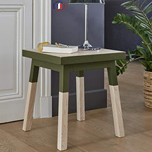 Il mio piccolo mobile francese EGEE2 - Comodino in legno di frassino massiccio, 100% Made in France