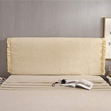 Copertura per Testiera per Letto in Velluto di Cristallo Doppia Singola Queen King Size Copri Testata Letto Addensato Cotone Trapuntato Protezione per Schienale Copertura Decorazione,Yellow-12cm