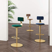 Regolabile Da Bar Sgabelli Da Bar Con Schienale,Metallo Bar Seggiolone,Girevole Seggiola Da Bar Con Poggiapiedi,Moderni Girevole Sedia Domestico,Sedia Cucina,Sgabello Da Bar,Portante Di Carico 150kg