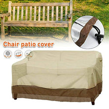 Cobeky - Copertura impermeabile per divano e sedie da giardino, 223 x 83 x 84 cm, 88 x 32,5 x 33 cm