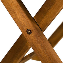 Deuba Tavolino Pieghevole richiudibile Legno Acacia Oliato 46x46x46cm Tavolo Campeggio Giardino Balcone Spiaggia Caffé