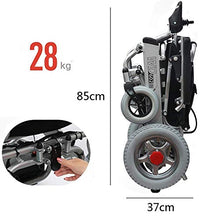 FTFTO Home Accessori Anziani Disabili Elektrorollstuhl Ultraleichter Faltbarer Elektrischer Rollstuhl Intelligente Automatische Freireiten Elektrorollstuhl Automatic Intelligent Carrozzina