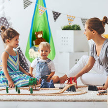 relaxdays Altalena a Sacco per Bambini, Tessuto Resistente, da Interno ed Esterno, 140x55 cm, 70 kg, Arancione/Rosso