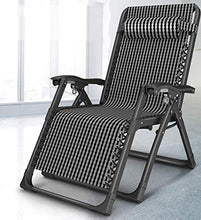 SHUAIIJUAN Sedia per il tempo libero domestico Sedie Zero Gravity Sdraio da giardino Poltrone Outdoor Patio pieghevole reclinabile con lega di ferro Square Frame Leg and Blue Cushion Max.200kg