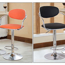 LXYPLM Sgabello Sedie Bar Barstools Regolabile in Altezza Rotazione Ecopelle Bar Sedie Sedile, Pianale da Cucina Metallo Colazione Cucina sgabelli Alti Arredo Bar Cucina (Color : C)