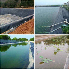 GDMING Telo per Laghetto Impermeabile A Prova di umidità Carta di Plastica per Lago Artificiale Corso del Fiume Serbatoio A Prova di Perdita 0.4mm Addensare PVC Teloni, 42 Dimensioni