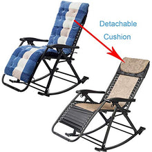 AI LI WEI SHUAIIJUAN Sedia per Il Tempo Libero Domestico Rocking Chairs for Adulti Garden Outdoor Patio Sdraio Pieghevole sedie a Sdraio for Beach Camping Pool Max.250kg