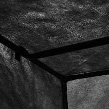 Tidyard Armadio con Cerniere,Guardaroba in tessuto2 pz Nero 75x50x160 cm