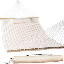 WMYATING Amaca con Cuscino, Letto Appeso Portatile Swing, Amaca Perfetta per Giardino all'aperto Campeggio Patio Cortile, Bianco - carico 550 libbre Sedia pigra