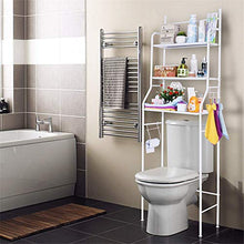 Zjcpow Scaffale sopra La Toilette Scaffale A 3 Livelli sopra WC/Bagno/Lavanderia/Scaffale per Lavatrice WC
