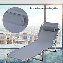 YQZ Salotto da Campeggio Pieghevole per Esterni, reclinabile per Patio Leggero Pieghevole Regolabile con Cuscino Rimovibile, per Giardino sulla Spiaggia all'aperto, 76 x 24,8 x 11,8 Pollici