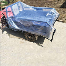 YYFANG Telo Impermeabile Esterno，Tenda Antipioggia in plastica Morbida per Balcone, Progettazione di Foro Metallico bifacciale Impermeabile per Giardino Esterno 24 Dimensioni