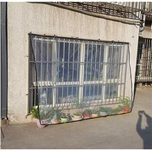 QI-CHE-YI Telo Poliestere Trasparente, Foglio di plastica con Occhielli e spigoli rinforzati, Antipolvere in Magazzino, capannone Verdura,4x4m