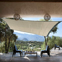 Raguso - Parasole in tessuto a rete per balcone, 2 x 2 m