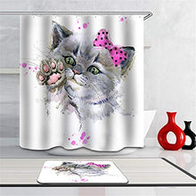 LIYAN Combinazione Bagno. Immagini Chiare E Colori Vivaci Rendono Il Tuo Bagno Pieno di Vita. Accessori da Bagno. Pittura. Gatto Carino.