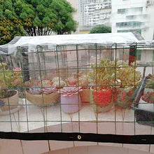 FCXBQ Ombreggiatura Telone Telone Copertura Antipioggia Copertura Impermeabile Trasparente Protezione Solare Parabrezza Anti-UV Cortile da Trasporto Balcone Barbecue Bancarella, 17 Dimensioni (Dim