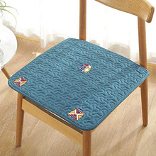 XHNXHN 4 Pezzi Cuscini per sedie da Pranzo Cuscino per sedie da Cucina Cuscino Antiscivolo per Ufficio Invernale ed Estivo Cuscini per sedie Computer D 40x40 cm (16x16 Pollici) * 4