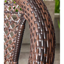 HLZY Tavolo in Vimini in Rattan mobili in Patio e Set Sedia, Set di mobili da Giardino in Rattan tavola e sedie del Patio Set tavolino da caffè in Vetro tavolino da caffè
