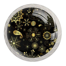 Maniglie per cassetti Manopole per cassetti Manopole rotonde Confezione da 4 per armadietto, cassetti, cassettiere, cassettiere ecc. Natale