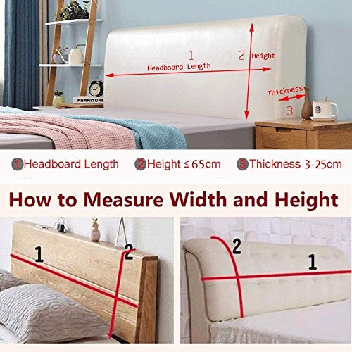 Copri Testata Letto Elastico - Fodera Protettiva Per Testiere, Morbida E Facile Da Montare - Foto 11