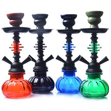 GSYH Creativo Shisha, 29CM Arabo Hookah Set Bar Doppia Fumo Tubo di Acqua per Il Partito Family Dining,Rosso