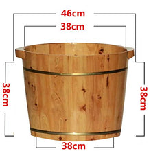 ERHANG Saune Bacino di Pedicure, Cedro Pediluvio Barilotto Piccolo Adulto Piedi Termostato Termostato Isolamento Domestico Pediluvio,B
