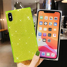 iKasus Custodia per iPhone XS Max, Crystal Clear Glitter Assorbimento Degli Urti Angoli Rinforzati Morbido TPU flessibile Guscio in Gel di Gomma Siliconica Custodia Case Cover,Viola