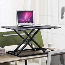 GaoF Scrivania per Computer Desktop sollevabile, Tavolo per Laptop in Piedi Banco da Lavoro per Computer, Staffa di Rialzo per Monitor Regolabile Multiposizione da 6 cm a 40