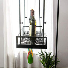 Mensola A Muro Portabottiglie In Ferro Metallico Portabottiglie Portabottiglie Portabottiglie E Bicchieri Da Vino Portabicchieri Portabicchieri Porta Calici (Dimensioni: L100 * W30Cm), L100 * W30Cm