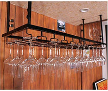 HZWLF Scaffali in Ferro da Appendere per Vino, portabicchieri, Decorazione a soffitto, mensola per Bar, portabicchieri da Appendere