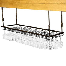 JHGJBJ Vino Portabottiglie/Tazza può Ospitare 24 Coppe, Altezza Regolabile: 30-60 Cm for Home And Kitchen Bar
