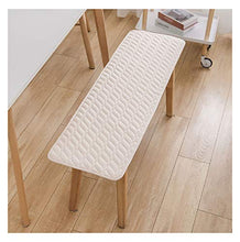 Cuscino Lungo per Panca, Cuscino per Panca da Giardino, 2 o 3 posti, Materasso di Ricambio per Interni ed Esterni,Cuscino Lussuoso per panchina da Giardino-Beige 200×40cm(79×15in)