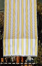 Tenda da Sole con Kit Ganci e Anelli in Tessuto Multirighe Resistente da Esterno o Balcone Misura cm 140x300 Dis.6 Colore Bordeaux