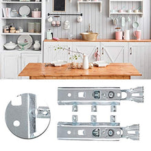 HelloCreate - Set di 2 guide sospese per armadietti a scomparsa, regolabili e pesanti, 150 kg