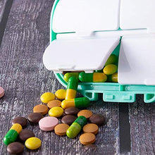 Rtengtunn Stoccaggio di medicinali a 4 Griglie con promemoria Allarme Pillola Tablet Sorter Box Organizer