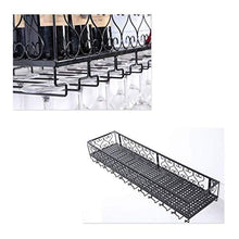 MFLASMF Wine Rack,Household Wine Glass Holder, Wall Hanging Wine Glass Holder, Creative Wine Rack, Rack,Upside Down Cup Holder, Goblet Holder (Color : White, Size : 100 * 25cm)