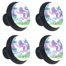 Castello di unicorno 4 PCS Pomelli per Porta, Pomolo per Mobile, Pomelli per Mobili con Viti, Maniglia per Armadietto, Pomelli per Porta, Pomelli per Cassetti per Porta, Armadio, Cassetto e Credenza