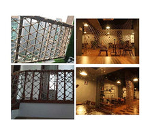 3 * 5m Scala Balcone Rete anticaduta Rete Protettiva Rete Protettiva Canapa Corda Rete Rete sicura for Bambini Retro Bar Soffitto Rete Appeso Vestiti Rete da Arrampicata Rete Corda 15 cm