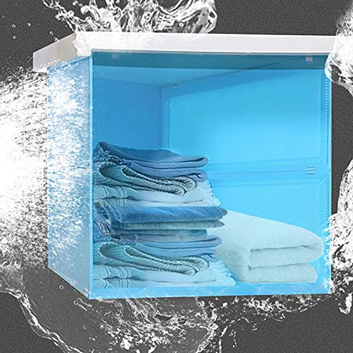 LONG-A 1PC Pieghevole Murale Scatola di Immagazzinaggio Bagno A Scomparsa Armadio Armadio Armadio Rack di Stoccaggio Artefatto Casa Organizzatore Mensola del Bagno,Fish