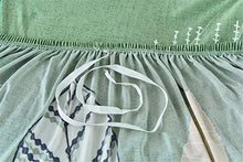 Stillshine Copridivano Elasticizzato Fantasia, Tessuto in Elasticizzato Stampa 1/2/ 3/4 Posti Nordico Poliestere Anti Acaro/Rughe/Polvere Fodera Divano Lavabile (4 Posti,Tarassaco Verde)