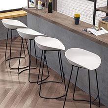 SHIJING Sgabelli Cucina Moderni Sgabelli da Bar in Ferro battuto Nordico | per Counter Cafe Kitchen Breakfast Pub | Sgabello da Bar Creativo Semplice per Il Tempo Libero | Carico Massimo 200 kg