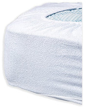 Tata Home Coprimaterasso Elasticizzato in Spugna con Angoli ed Elastici cm 180x200 Misura 2 PIAZZE Matrimoniale Altezza Materasso cm 25