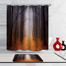LIYAN Combinazione Bagno. Immagini Chiare E Colori Vivaci Rendono Il Tuo Bagno Pieno di Vita. Accessori da Bagno. Foglie Cadute nella Foresta.